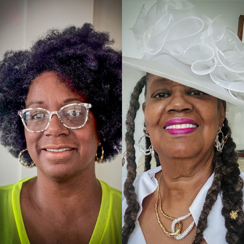 Picture of Brenda Bunting and Sylvia Dianne Beverly